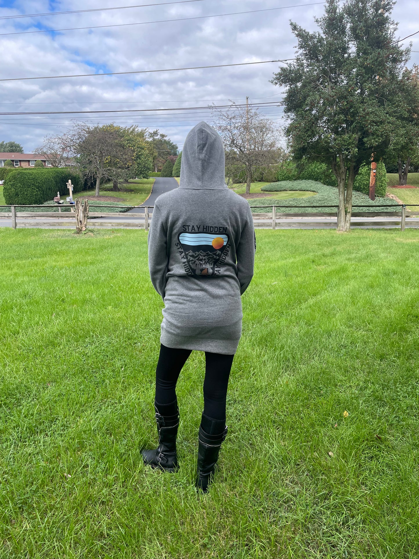 Sasquatch Stay Hidden - Hoodie Dress