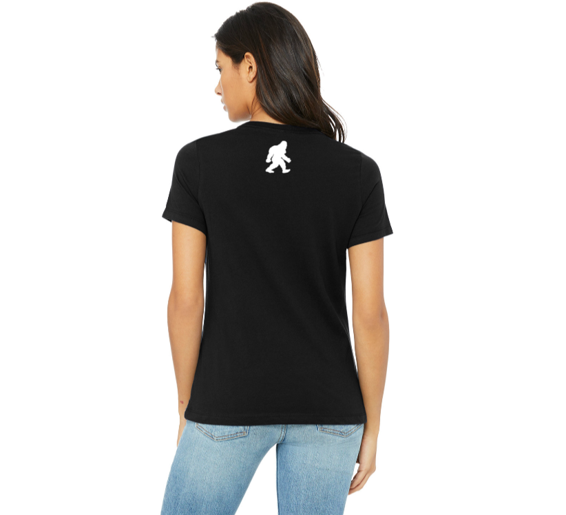 Women's Half Face - Sasquatch T-Shirt