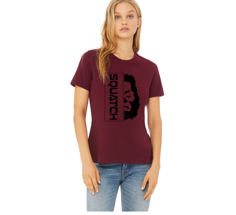 Women's Half Face - Sasquatch T-Shirt