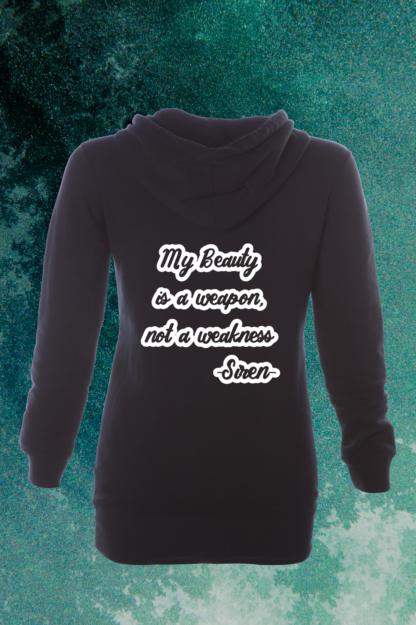 Siren - Beauty is a weapon Hoodie Dress