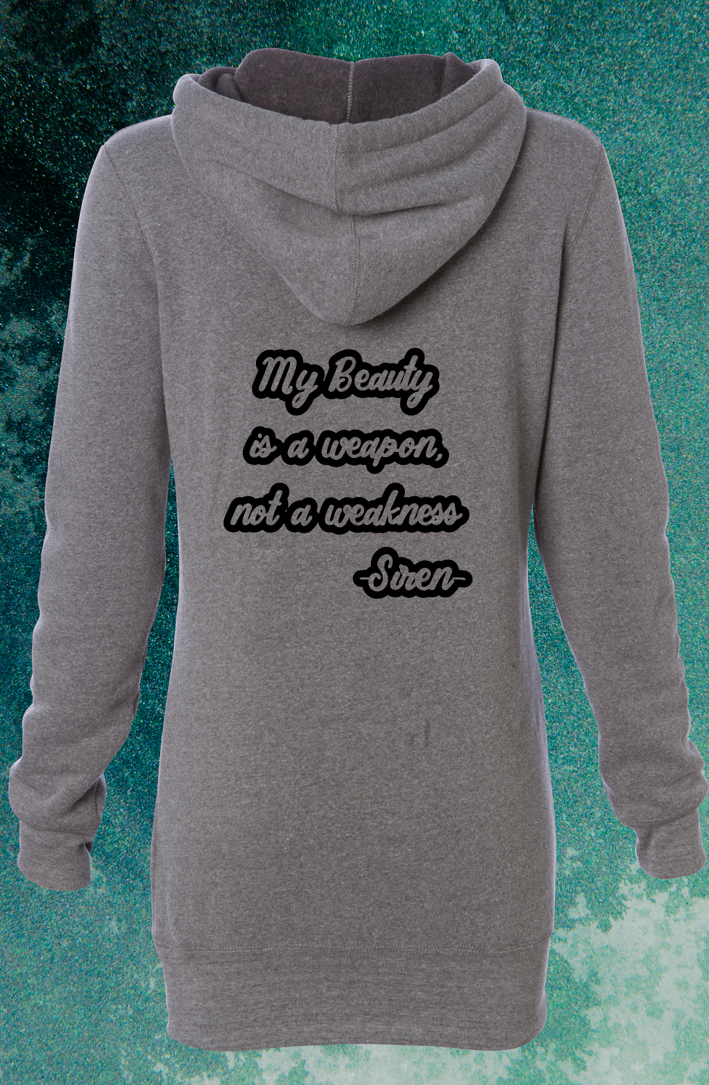 Siren - Beauty is a weapon Hoodie Dress