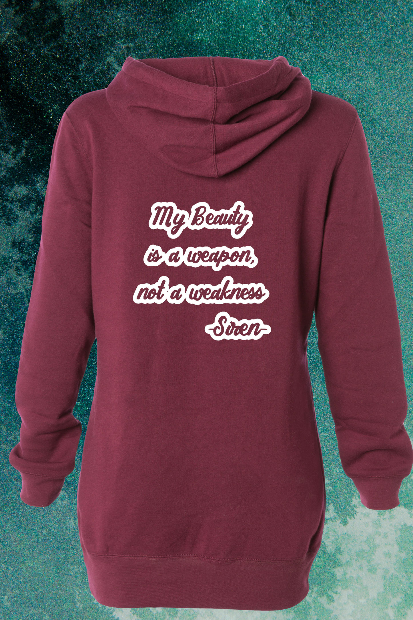 Siren - Beauty is a weapon Hoodie Dress