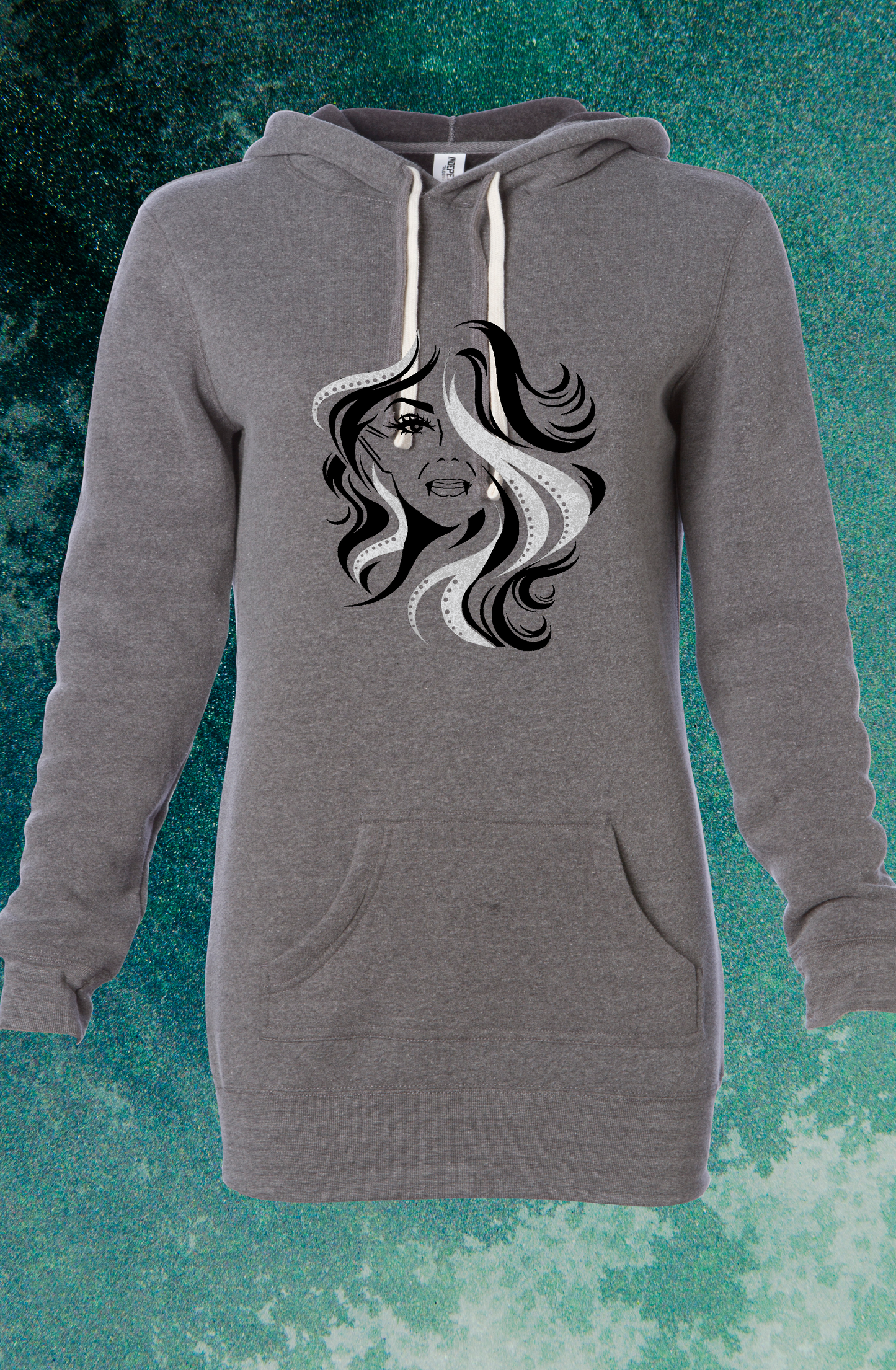 Siren - Beauty is a weapon Hoodie Dress