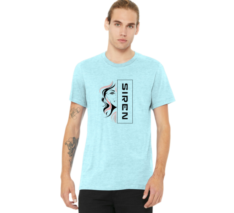 Unisex Siren Half-Face T-Shirt