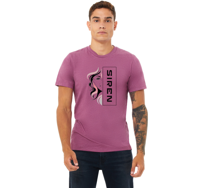 Unisex Siren Half-Face T-Shirt