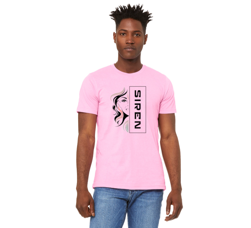 Unisex Siren Half-Face T-Shirt