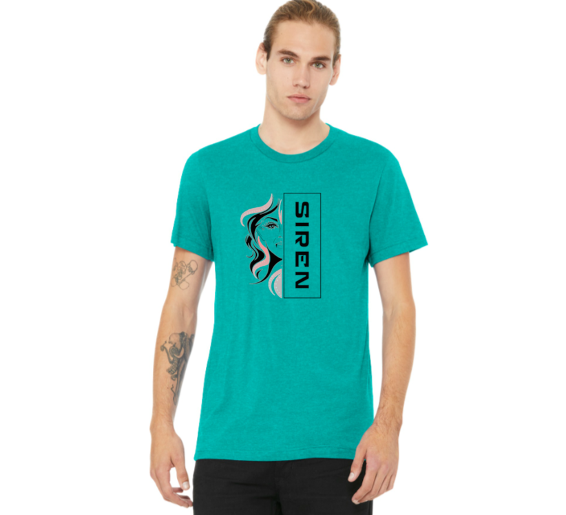 Unisex Siren Half-Face T-Shirt