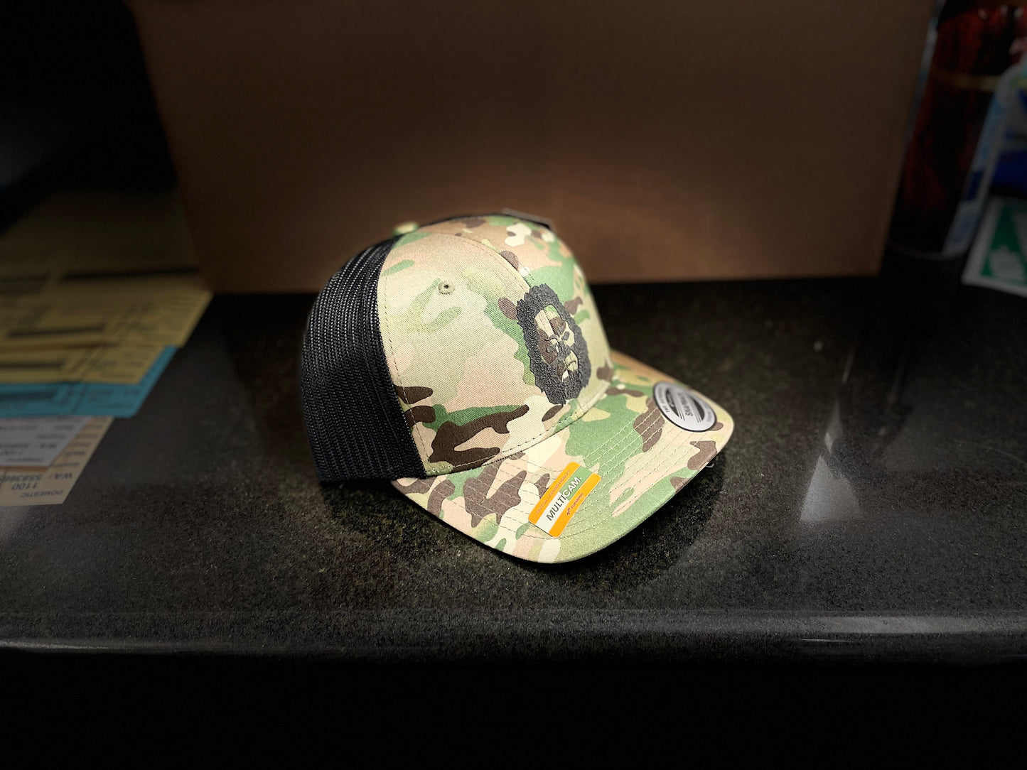 Sasquatch Camo Trucker Hat