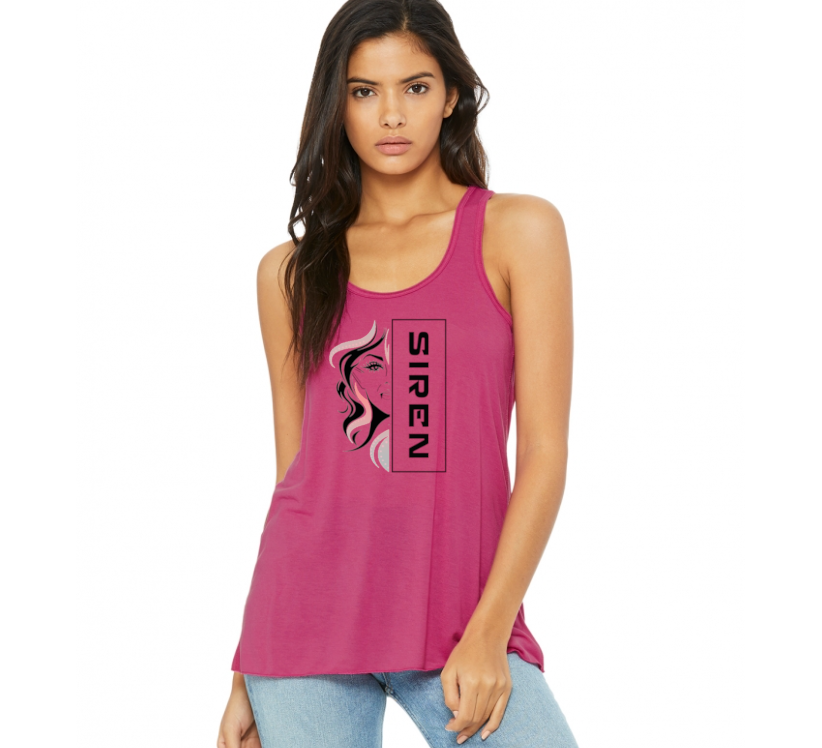 Women's Tank Top - Siren Half-Face