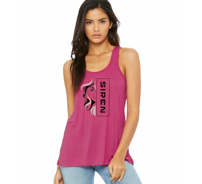 Women's Tank Top - Siren Half-Face