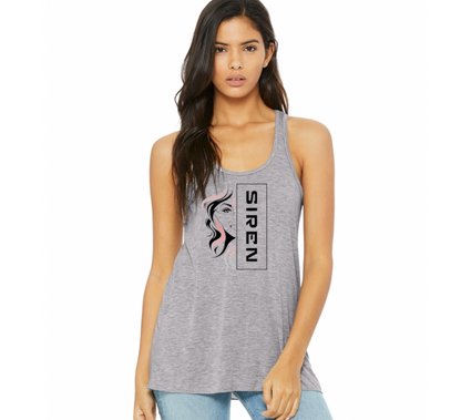 Women's Tank Top - Siren Half-Face