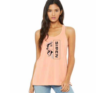 Women's Tank Top - Siren Half-Face