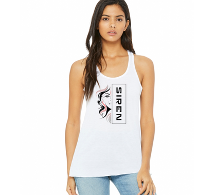 Women's Tank Top - Siren Half-Face