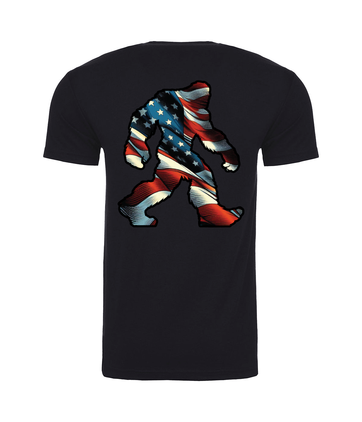 Sasquatch Patriot - Flag Shirt