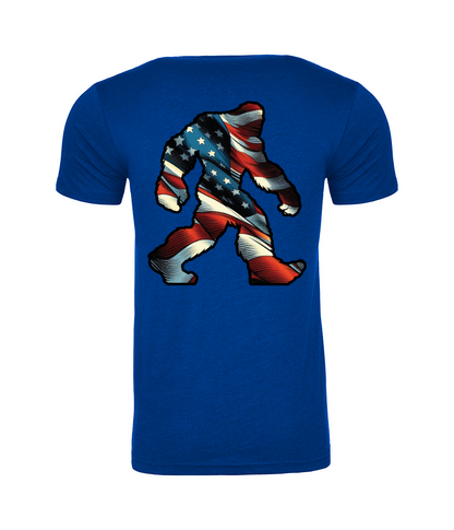 Sasquatch Patriot - Flag Shirt