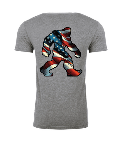 Sasquatch Patriot - Flag Shirt