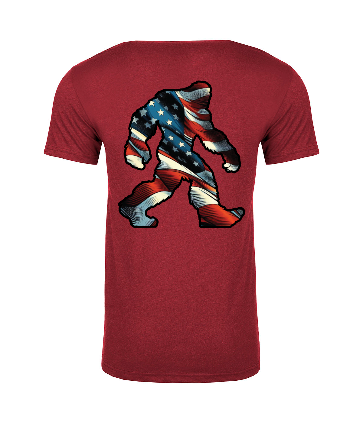 Sasquatch Patriot - Flag Shirt