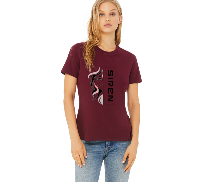 Women's Half Face - Siren T-shirt